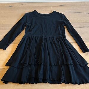 Chaser Black Layered Kids Dress